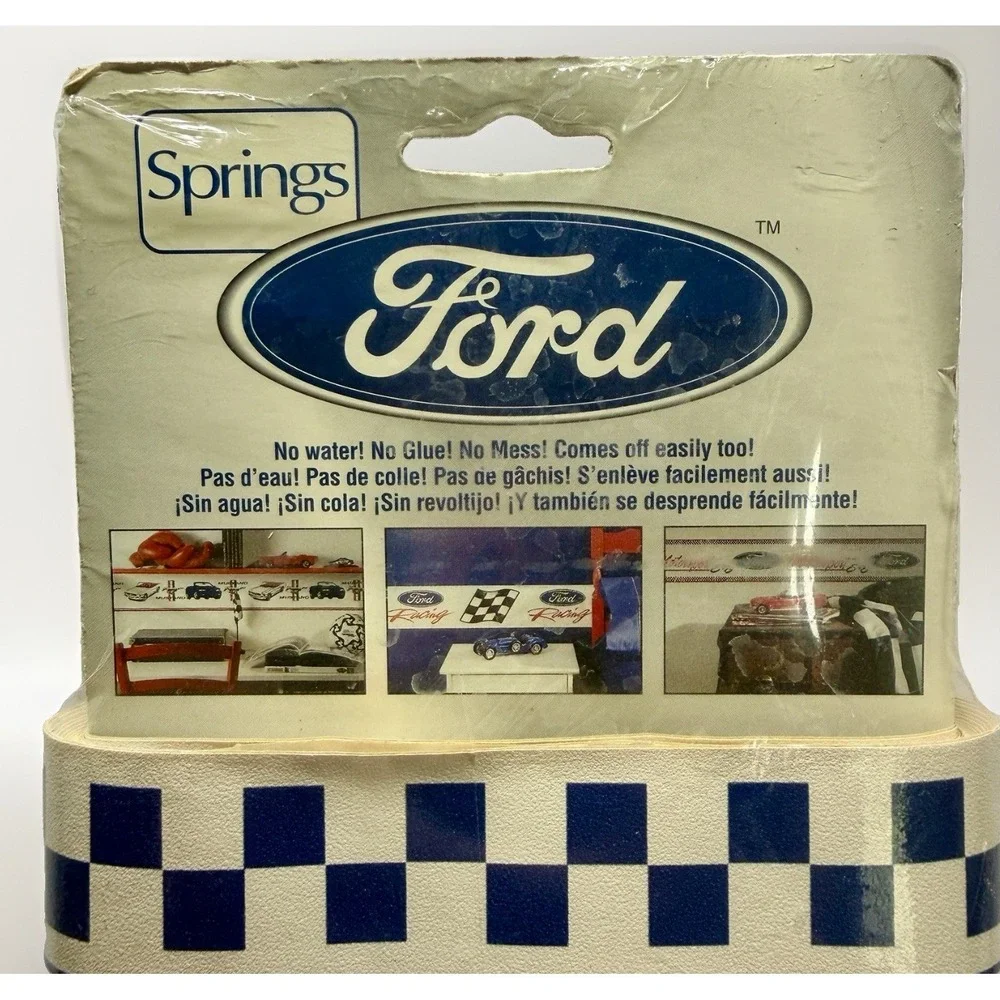 Vintage Ford Logo‎ Wallpaper Border 5 Yards Official Licensed Springs New Sealed